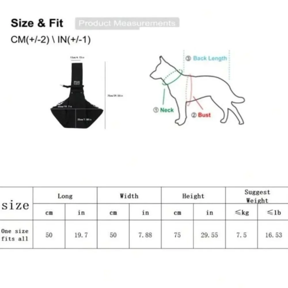 Dog Soft Carrier